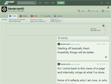 Tablet Screenshot of fakedeviantid.deviantart.com