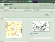 Tablet Screenshot of mikumirumikuru.deviantart.com