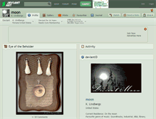 Tablet Screenshot of moon.deviantart.com