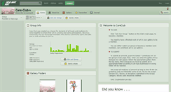 Desktop Screenshot of care-club.deviantart.com