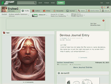 Tablet Screenshot of erulisse2.deviantart.com