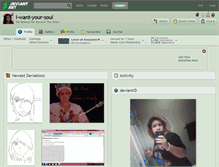 Tablet Screenshot of i-want-your-soul.deviantart.com
