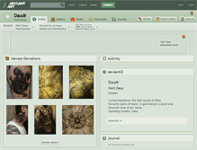 Tablet Screenshot of daudr.deviantart.com