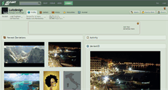 Desktop Screenshot of luizdesign.deviantart.com