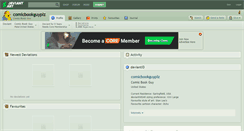 Desktop Screenshot of comicbookguyplz.deviantart.com