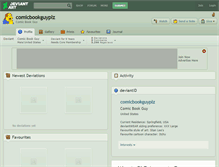 Tablet Screenshot of comicbookguyplz.deviantart.com
