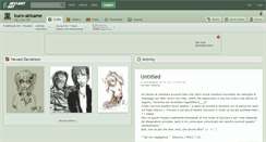 Desktop Screenshot of kuro-akisame.deviantart.com