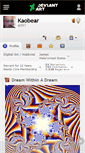 Mobile Screenshot of kaobear.deviantart.com