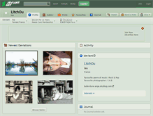 Tablet Screenshot of litchou.deviantart.com
