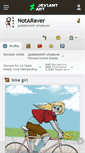 Mobile Screenshot of notaraver.deviantart.com