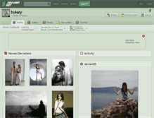 Tablet Screenshot of bukary.deviantart.com
