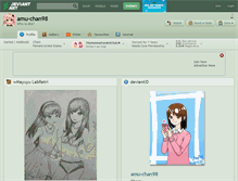 Tablet Screenshot of amu-chan98.deviantart.com