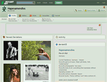 Tablet Screenshot of hapexamendios.deviantart.com