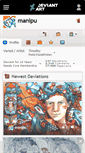 Mobile Screenshot of manipu.deviantart.com