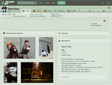 Tablet Screenshot of benn-boy.deviantart.com