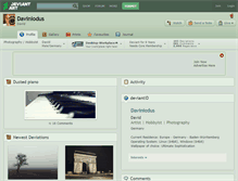 Tablet Screenshot of daviniodus.deviantart.com