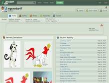 Tablet Screenshot of mgroenke47.deviantart.com