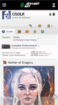 Mobile Screenshot of cisolr.deviantart.com
