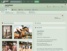Tablet Screenshot of jazzypotter.deviantart.com