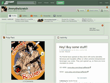Tablet Screenshot of jimmythescratch.deviantart.com