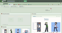 Desktop Screenshot of jackblaze.deviantart.com