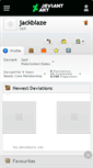 Mobile Screenshot of jackblaze.deviantart.com