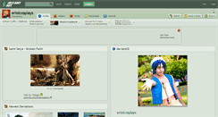 Desktop Screenshot of eriolcosplays.deviantart.com