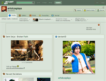 Tablet Screenshot of eriolcosplays.deviantart.com