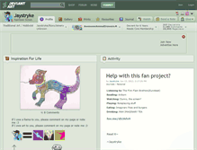 Tablet Screenshot of jaystryke.deviantart.com