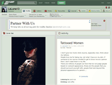 Tablet Screenshot of laluna13.deviantart.com