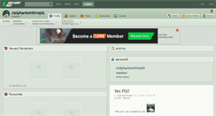 Desktop Screenshot of cielphantomhiveplz.deviantart.com