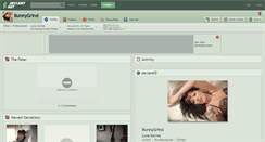 Desktop Screenshot of bunnygrind.deviantart.com