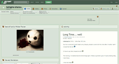 Desktop Screenshot of beingme-shanou.deviantart.com