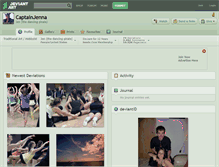Tablet Screenshot of captainjenna.deviantart.com
