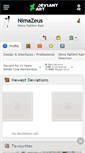 Mobile Screenshot of nimazeus.deviantart.com
