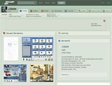 Tablet Screenshot of jjizzle.deviantart.com