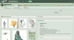 Desktop Screenshot of ladyofverona.deviantart.com