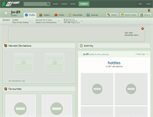Tablet Screenshot of jw-89.deviantart.com