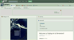 Desktop Screenshot of fadingart.deviantart.com