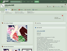 Tablet Screenshot of norocknolife.deviantart.com