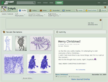 Tablet Screenshot of d-myrk.deviantart.com