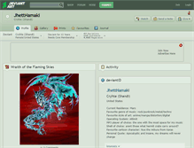 Tablet Screenshot of jhetthamaki.deviantart.com