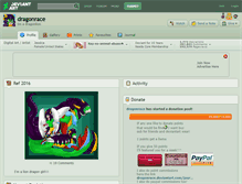 Tablet Screenshot of dragonrace.deviantart.com