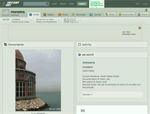 Tablet Screenshot of moneera.deviantart.com