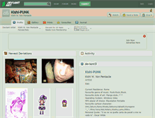 Tablet Screenshot of kishi-punk.deviantart.com