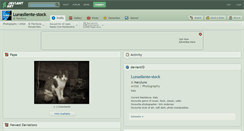 Desktop Screenshot of lunasilente-stock.deviantart.com