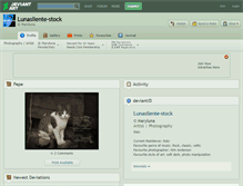 Tablet Screenshot of lunasilente-stock.deviantart.com