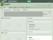 Tablet Screenshot of enerjakfans.deviantart.com