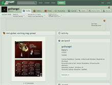 Tablet Screenshot of gothangel.deviantart.com