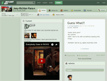 Tablet Screenshot of joey-richter-fans.deviantart.com